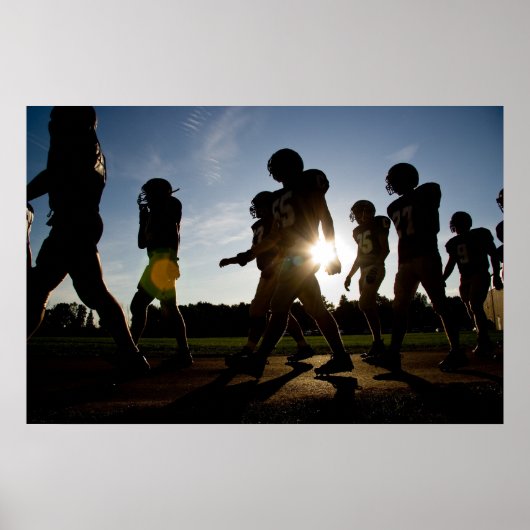 Football Walk Poster (Voorkant)