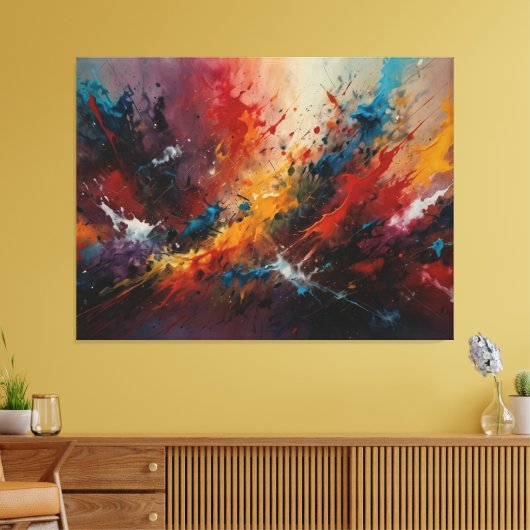 Football Warriors Canvas Afdruk (Insitu (Woonkamer))