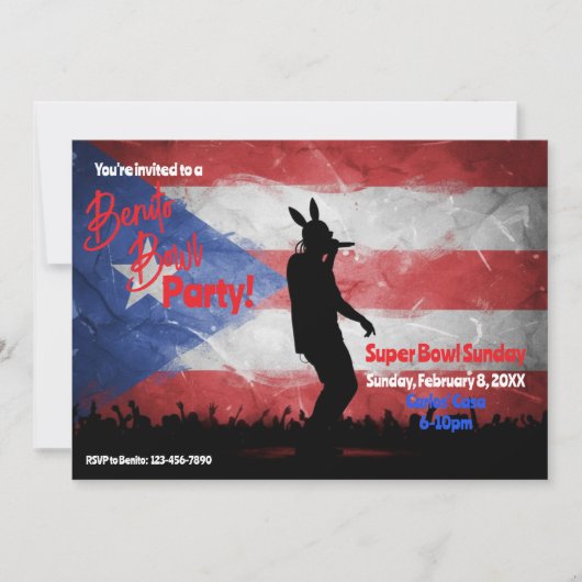 Football Watch Party Invitation (Devant)