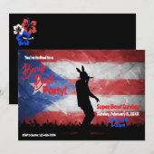 Football Watch Party Invitation (Devant / Derrière)