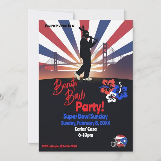 Football Watch Party Invitation (Devant)