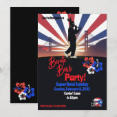 Football Watch Party Invitation (Devant / Derrière)