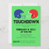 Football Watch Party Invitation (Devant)