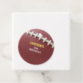 Football ziet er goed uit bedankjes labels (In situ)