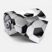 Footballs ballen stropdas (Opgerold)