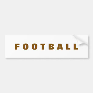 Footballs bumper sticker