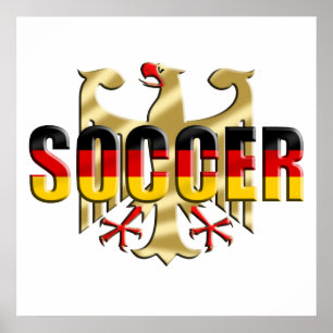 Footballs cadeaus voor voetbalfans in Duitsland Poster