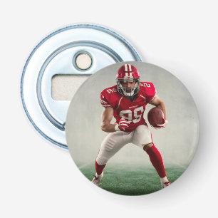 Footballs knop flesopener button flesopener