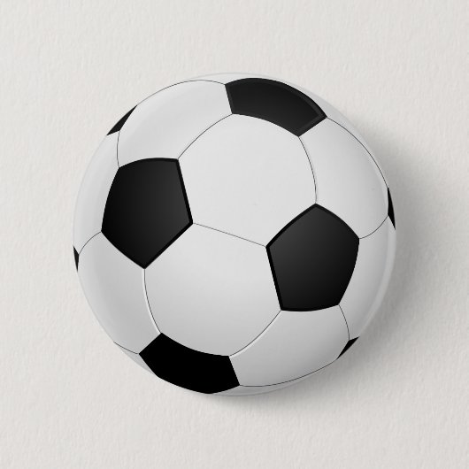 Footballs kogel ronde button 5,7 cm (Voorkant)