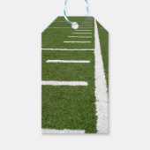 Footballs lijnen cadeaulabel (Voorkant)