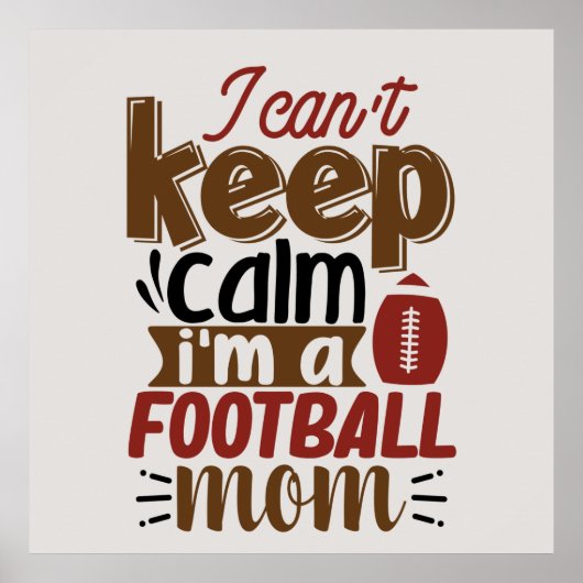 footballs mama poster (Voorkant)