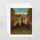 Footballs spelers, 1908 (olie op canvas) briefkaart (Voorkant / Achterkant)