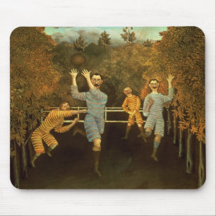 Footballs spelers, 1908 (olie op canvas) muismat