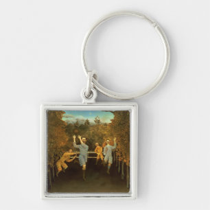 Footballs spelers, 1908 (olie op canvas) sleutelhanger