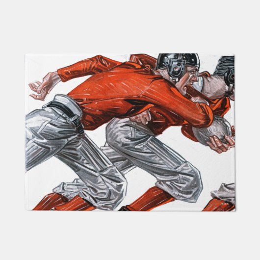 Footballs spelers deurmat (Voorkant)