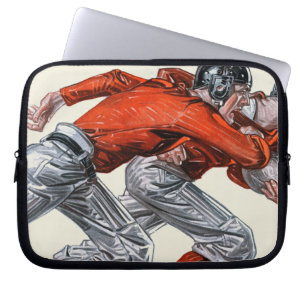 Footballs spelers laptop sleeve