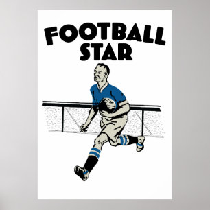 Footballs ster poster