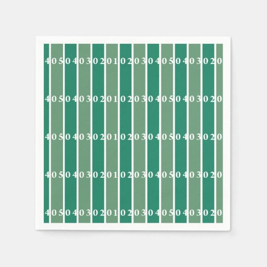 Footballs veldepapier servetten (Voorkant)