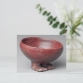 Footed Bowl, predynastische periode, Egyptische ke Briefkaart (Staand voorkant)