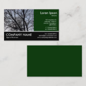 Footed Photo - Silhouetted Branches Visitekaartje (Voorkant / Achterkant)