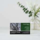 Footed Photo - Silhouetted Branches Visitekaartje (Staand voorkant)