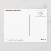 Foothills Trail Parkway Briefkaart (Achterkant)