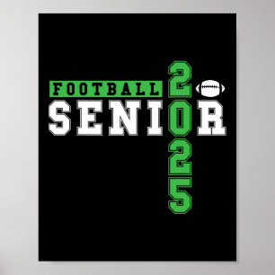 Footll Senior Night Footll Senior 2025 Afstuderen Poster
