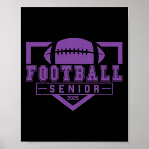 Footll Senior Night Footll Senior 2025 Afstuderen Poster