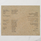 Footports dans le programme de mariage du sable (Dos)