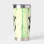 Footprint of Victory Geïsoleerde Drinkbeker (Rechts)