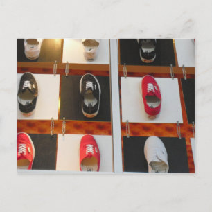 Footprint Shoe Briefkaart