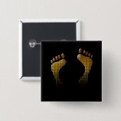 Footprint Vierkante Button 5,1 Cm (Voorkant /achterkant)