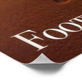 FootPrints in de zand Poster (Hoek)