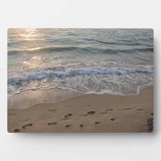 Footprints in the Sand Fotoplaat (voorkant)