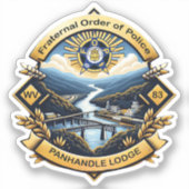 FOP Lodge 83 Sticker (Voorkant)