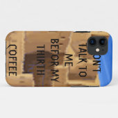 FOR ALL THE LOVERS OF COFFEE Case-Mate iPhone CASE (Achterkant (horizontaal))