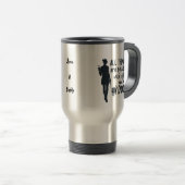 For coffee and dog lovers: customizable reisbeker (Voorkant rechts)