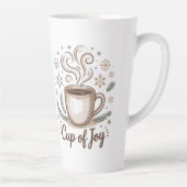 For Coffee lovers. Cup of Joy. Large Latter mug (Droite)