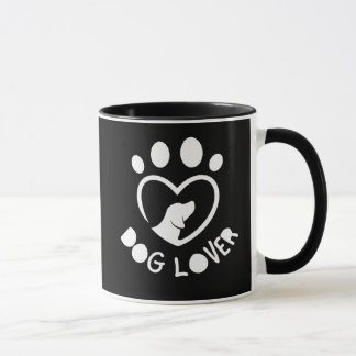 for dog lovers with the quote "Dog lover" Mok
