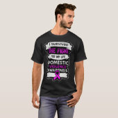 for domestic violence survivors t-shirt (Voorkant volledig)