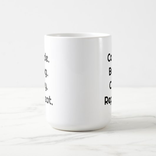 For Engineers & Developers – Code. Bug. Cry Mug (Centre)