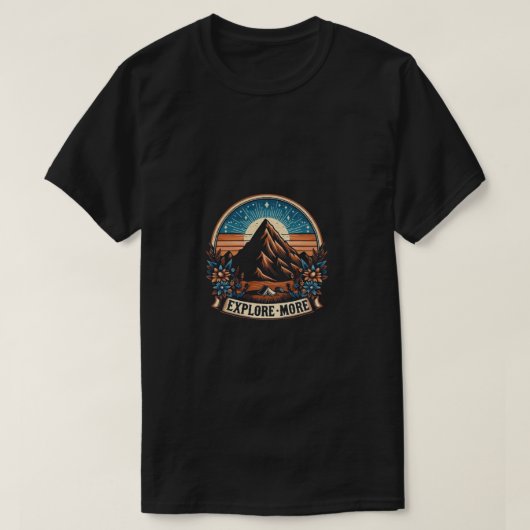 For Men: "Explore More" - Adventure T-Shirt for Me (Design devant)