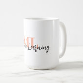 For ML Lovers & Tech Enthusiasts – White ML Mug 💻 (Devant droit)