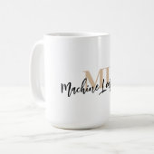 For ML Lovers & Tech Enthusiasts – White ML Mug 💻 (Devant gauche)