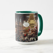 For Santa's  Long Trip Mug Mok (Voorkant rechts)