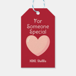 For Someone Special Valentine Gift Tag  Cadeaulabel