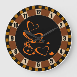 "For the Love of Coffee" Grote klok