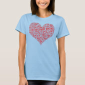 "For the Love of Scottish Country Dance" T Shirt (Voorkant)
