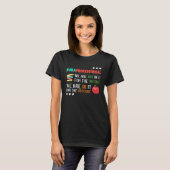 For The Outcome Paraeducator Apple Pencil Paraprof T-shirt (Voorkant volledig)