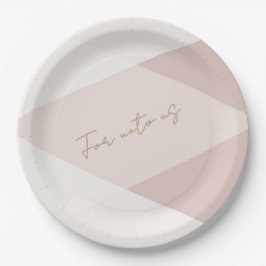 For Unto Us a Child is Born Paper Plate Papieren Bordje